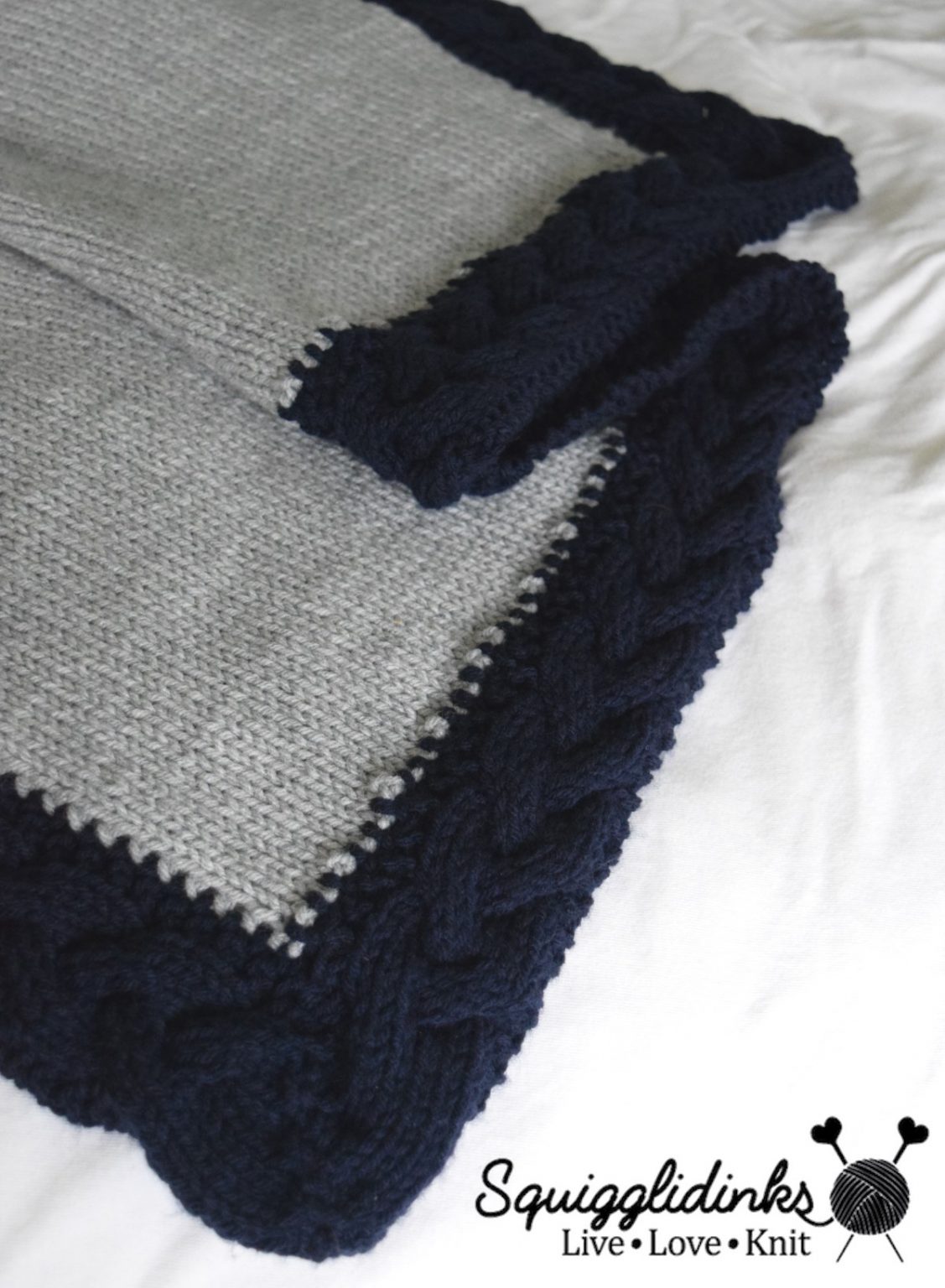 Braided Baby Blanket Squigglidinks