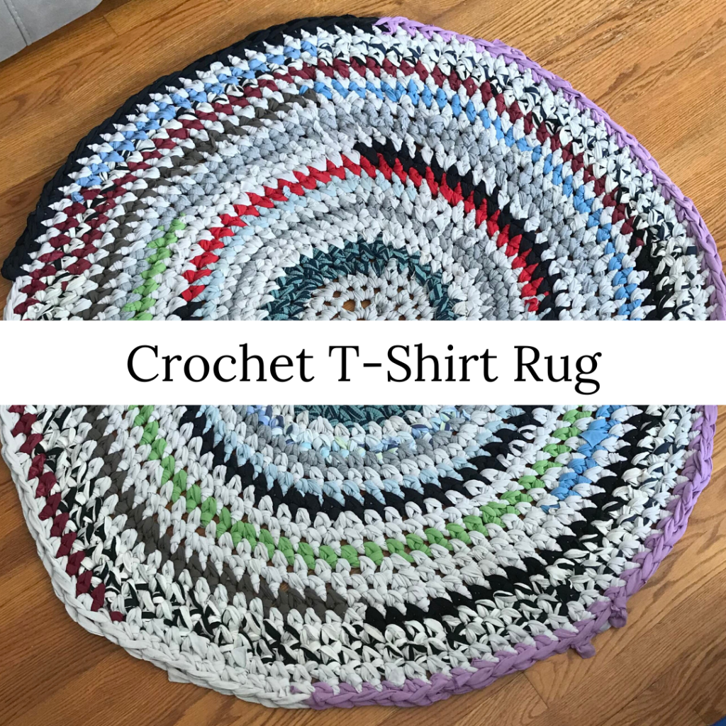 Crochet T-Shirt Rug – Squigglidinks